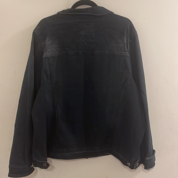 Mblm black lightweight denim jacket size: 4 - Picture 2 of 8